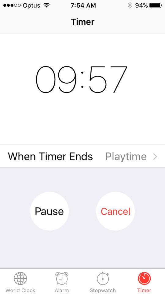 10 minute timer