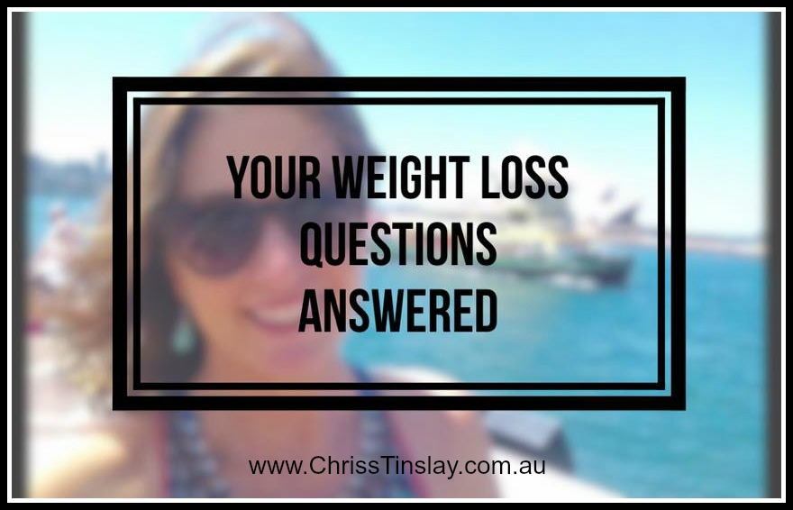 weight loss questions answered